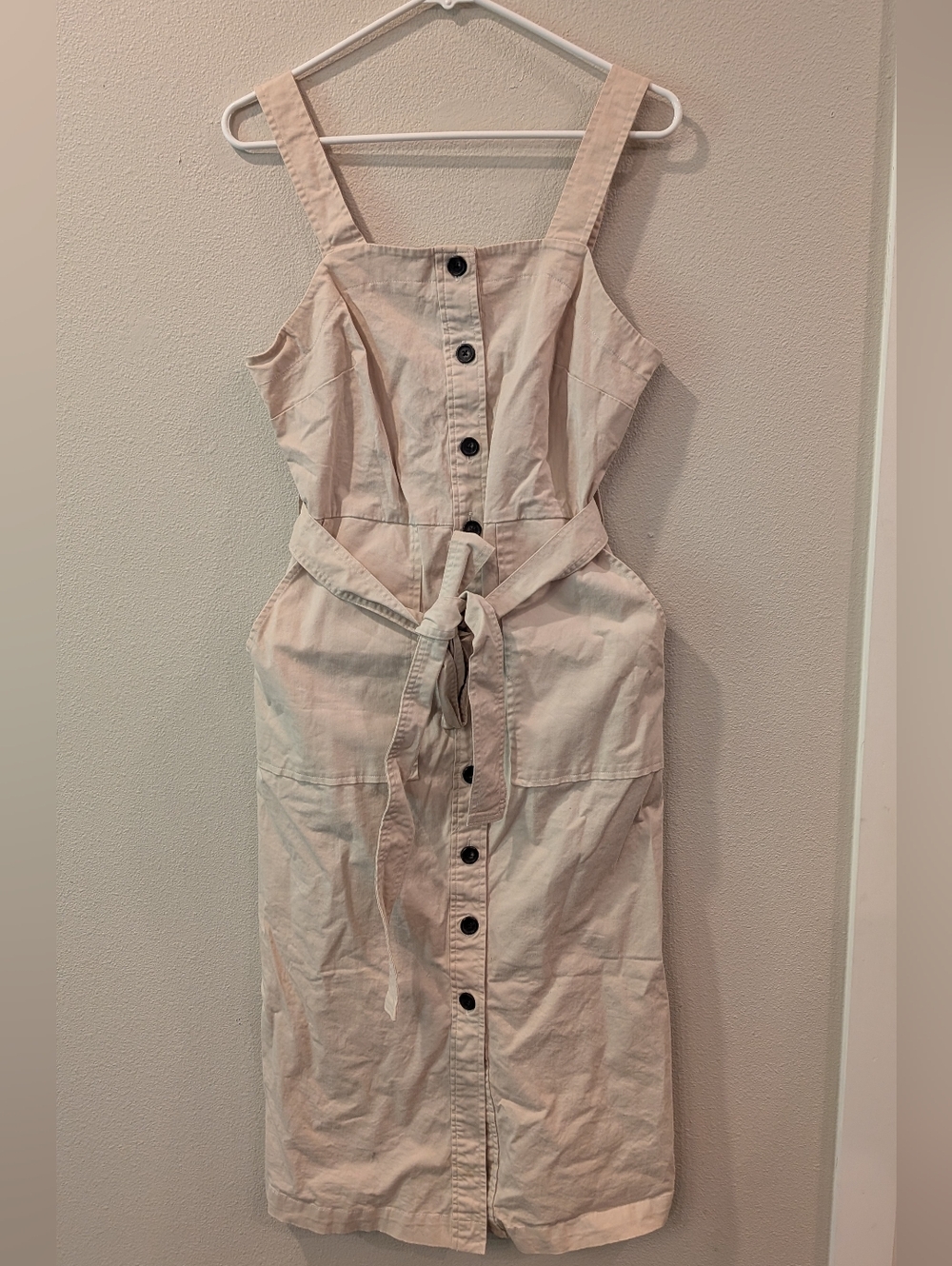 Universal Thread Beige Button-Front Dress